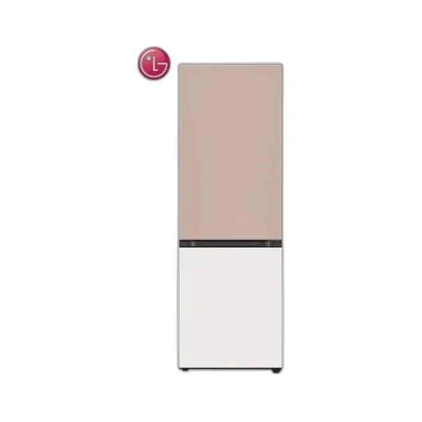 LG 오브제컬렉션 모던엣지 냉장고 344L 클레이브라운/베이지