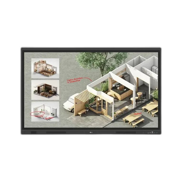LG 전자칠판 55인치 + 이동형 스탠드