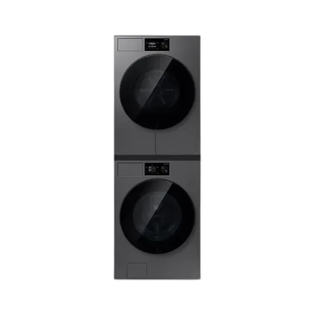 삼성 NEW 비스포크 AI 세탁기(21kg)+건조기(20kg) + 상단 설치 키트 1등급 다크스틸 WF80H2120BDHS